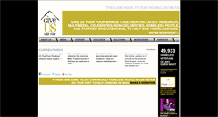 Desktop Screenshot of giveusyourpoor.org